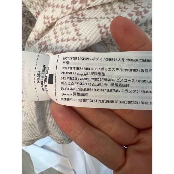 Gilly Hicks XXL Long Sleeve Fair‎ Isle Thermal Cropped Top - Picture 7 of 11